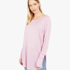 We the Free oversized long sleeve thermal top